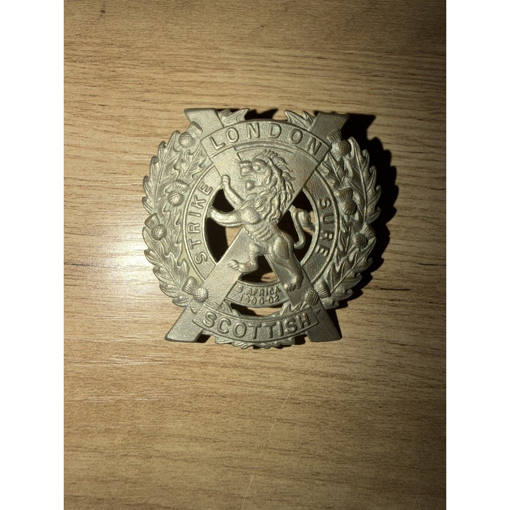 BRITISH MILITARY CAP BADGES, The London Scottish 14th Battalion, WWI